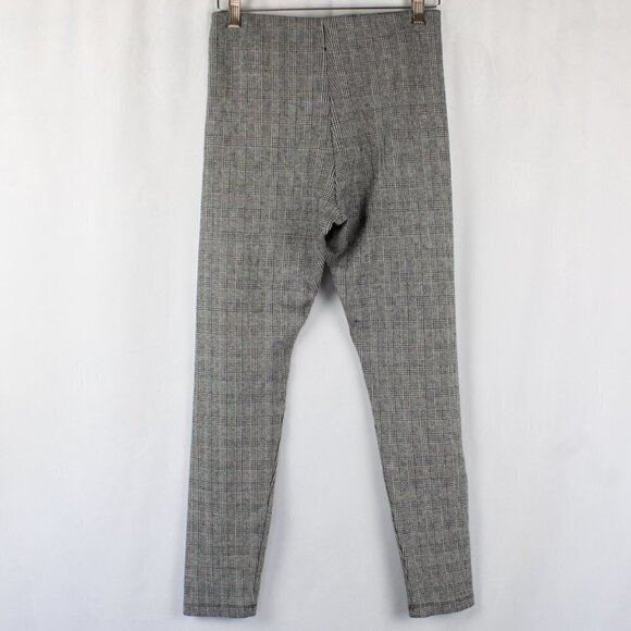 Zara Gray Houndstooth Leggings Trousers - Picture 4 of 5
